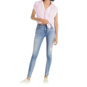 Women's Madewell jeans size 25T 9 in high rise skinny jeans tall
